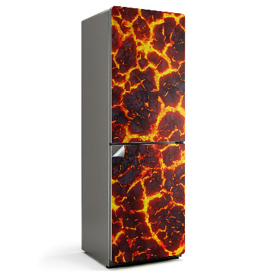 Okleina na lodówkę Wzór lawy w ruchu