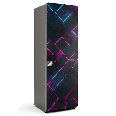 Samoprzylepna naklejka na lodówkę Futurystyczny wzór geometryczny