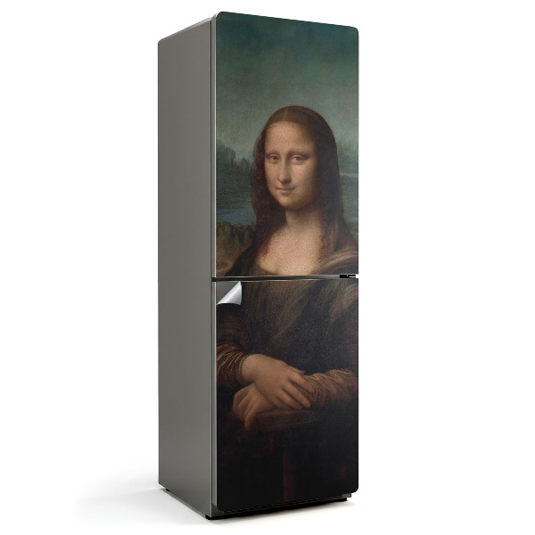 Portret Mona Lisy Naklejka taoeta na lodówkę
