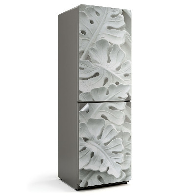 Samoprzylepna naklejka na lodówkę Wzór liści w reliefie