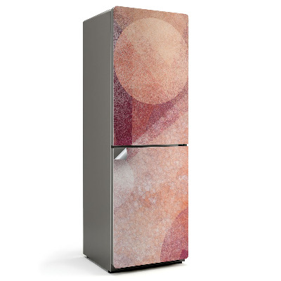 Okleina na lodówkę Abstrakcyjny wzór z okręgami