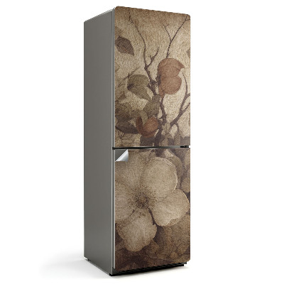 Naklejka na lodówkę Wypłowiała kwiatowa kompozycja