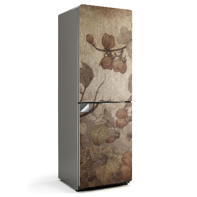 Samoprzylepna naklejka na lodówkę Wypłowiała kwiatowa kompozycja