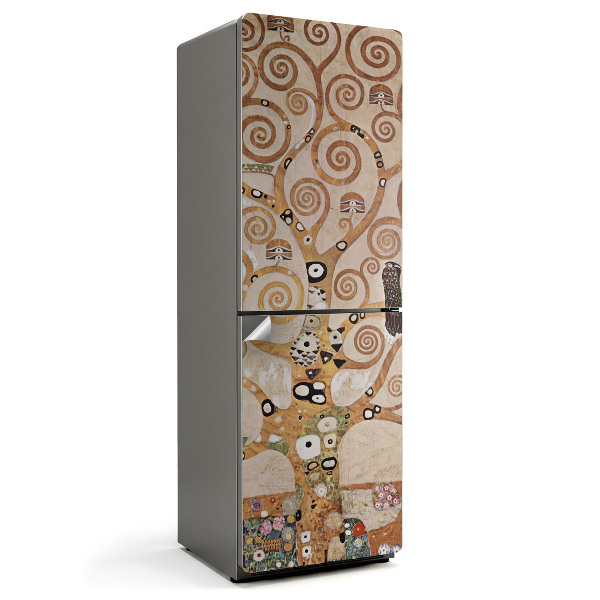 Drzewo Gustav Klimt Naklejka na lodówkę