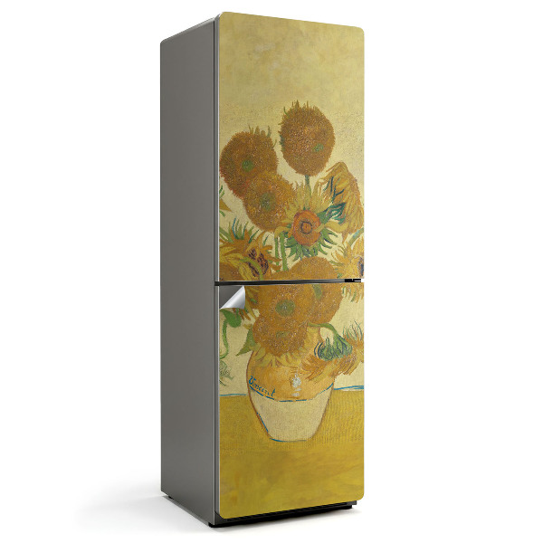 Słoneczniki Van Gogh Naklejka taoeta na lodówkę