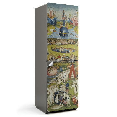 Naklejka tapeta na lodówkę Ogród rozkoszy ziemskich Bosch