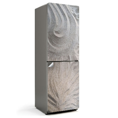 Naklejka tapeta na lodówkę Abstrakcyjne wzory na piasku