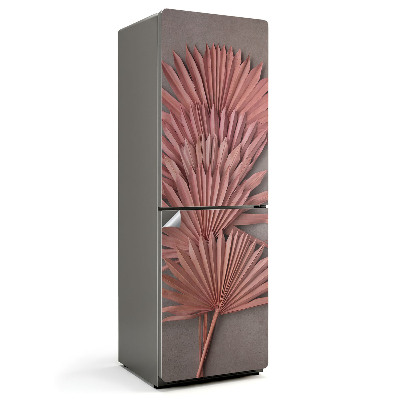 Naklejka na lodówkę kompozycja z liści palmowych