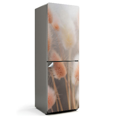 Samoprzylepna naklejka na lodówkę Delikatne puchate kwiaty