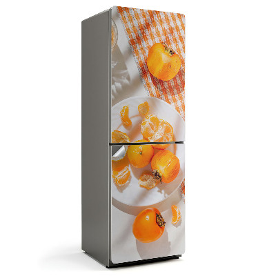 Naklejka na lodówkę Słodkie owoce na talerzu