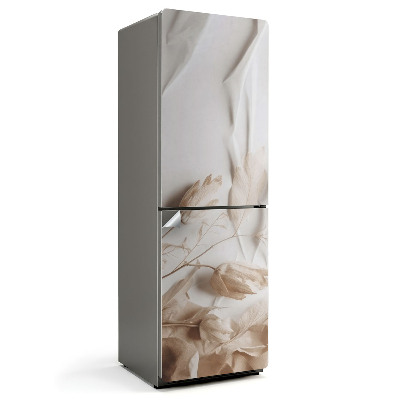 Okleina na lodówkę Minimalistyczny roślinny układ