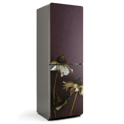 Okleina na lodówkę Uschnięte kwiaty w detalu