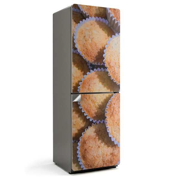 Pyszne muffinki w papierkach Okleina na lodówkę