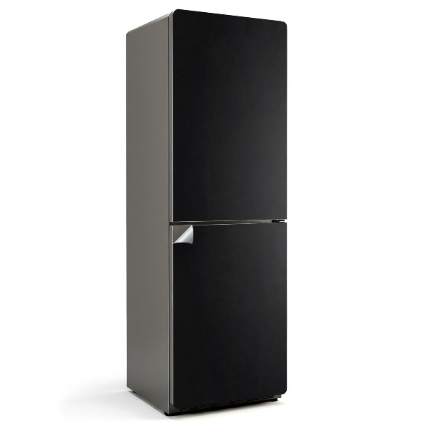 Naklejka tapeta na lodówkę Kolor Czarny