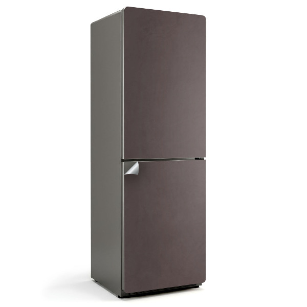 Naklejka na lodówkę Kolor Brązowy