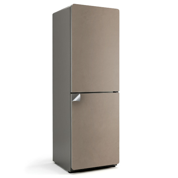 Naklejka na lodówkę Kolor Brązowy