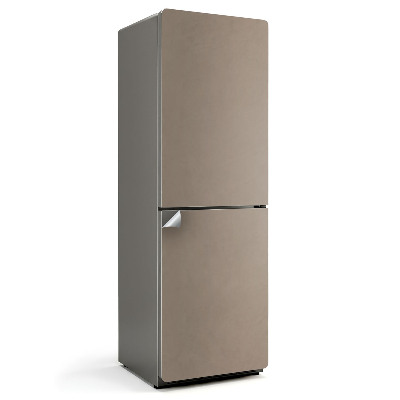 Naklejka na lodówkę Kolor Brązowy