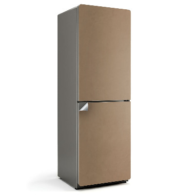 Samoprzylepna naklejka na lodówkę Kolor Jasnobrązowy