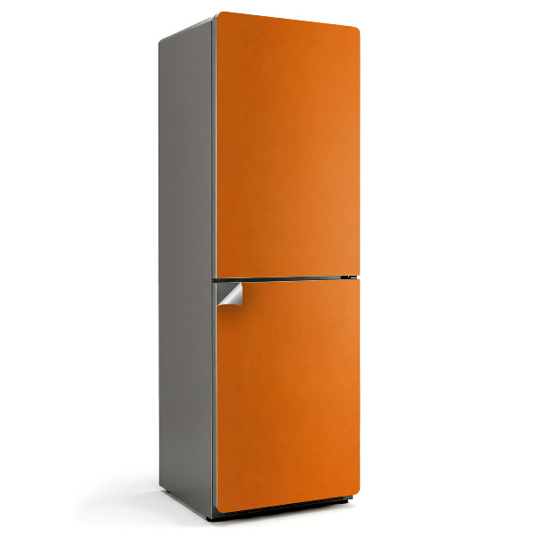 Samoprzylepna naklejka na lodówkę Kolor Pomarańczowy