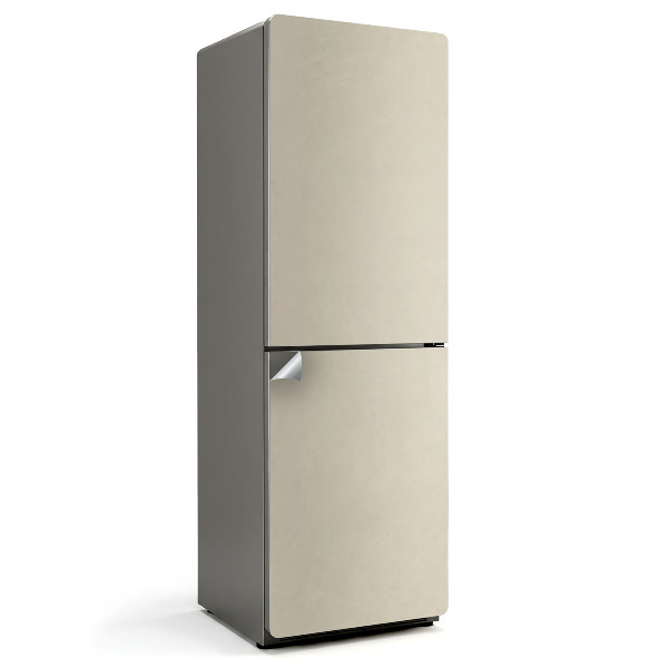 Naklejka tapeta na lodówkę Kolor Beżowy