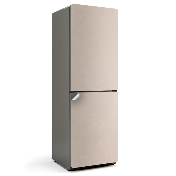 Naklejka na lodówkę Kolor Brzoskwiniowy