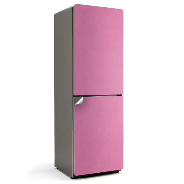 Naklejka na lodówkę Kolor pastelowy różowy