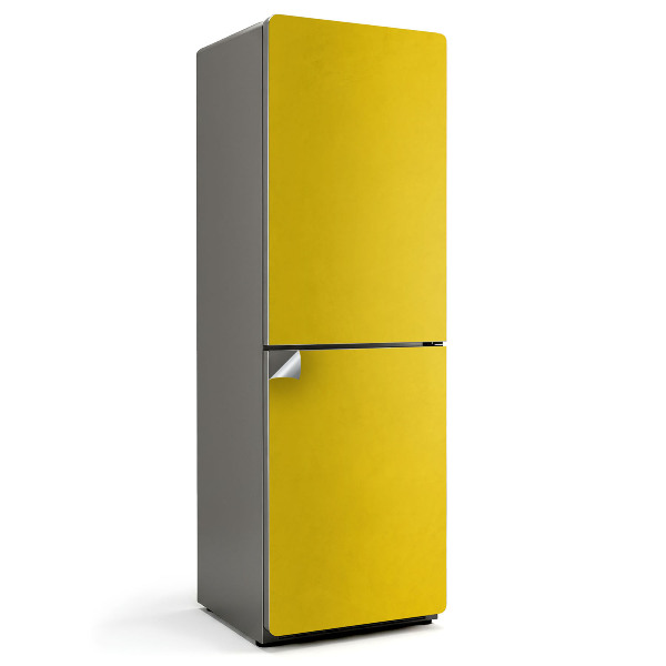 Naklejka tapeta na lodówkę Kolor Żółty