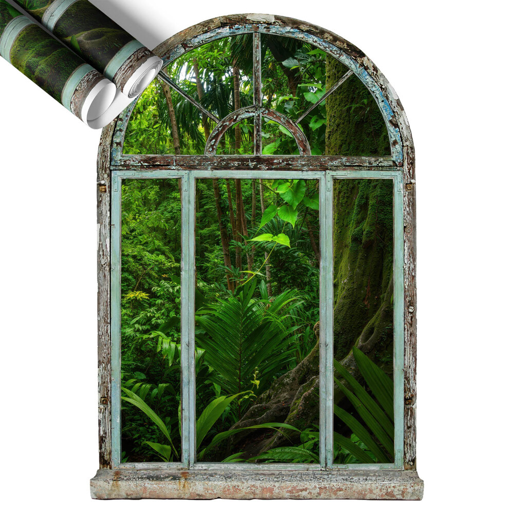 Plakat okno z widokiem 68x100 Tropikalne okno.