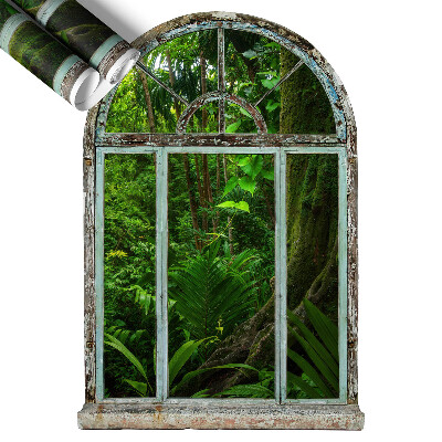 Plakat okno z widokiem 68x100 Tropikalne okno.