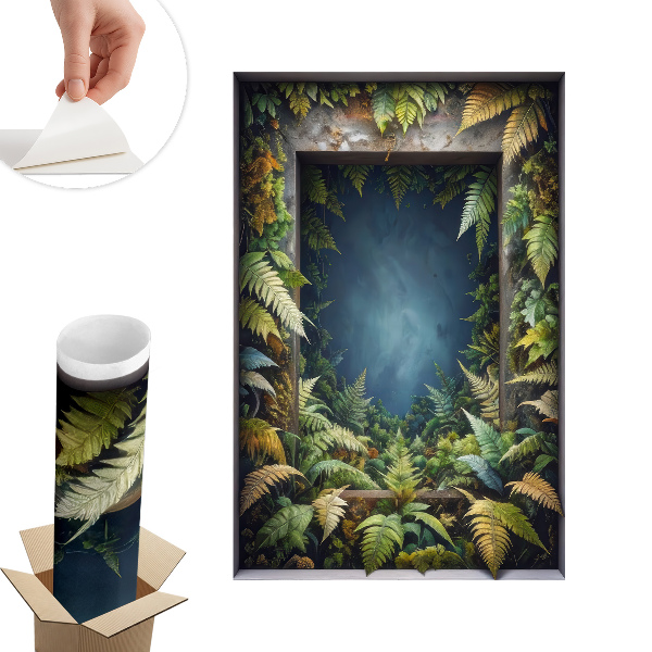 Plakat okno z widokiem 65x100 Naturalna harmonia