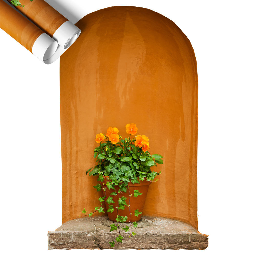 Naklejka ścienna 3D 84x130 Kwiaty w doniczce