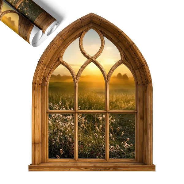 Fototapeta okno 3D 48x60 Krajobraz okna