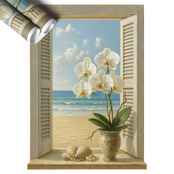 Fototapeta okno 3D 43x60 Morskie okno