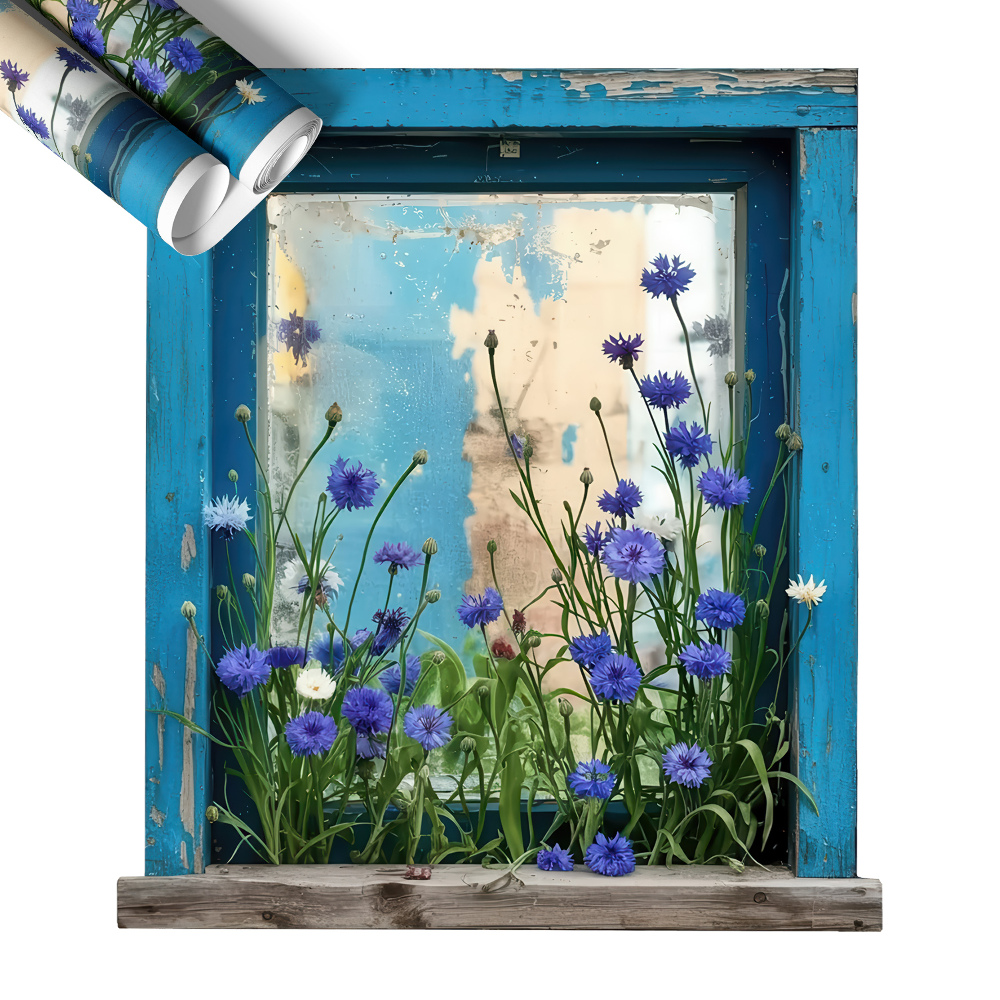 Fototapeta okno 3D 53x60 Wiejski urok