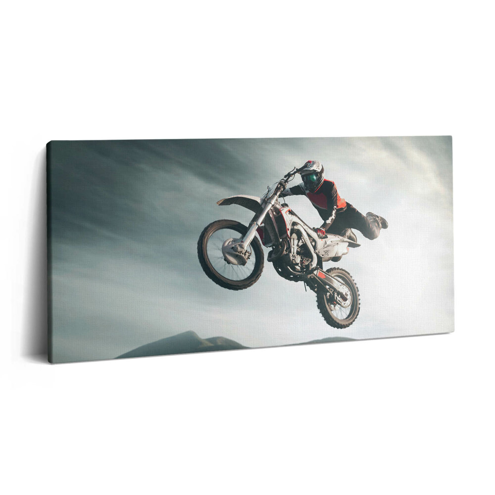 Fotoobraz canvas 100x50 Motorowy styl i adrenalina