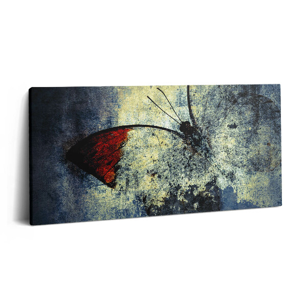 Fotoobraz canvas 100x50 Motyl w stylu vintage