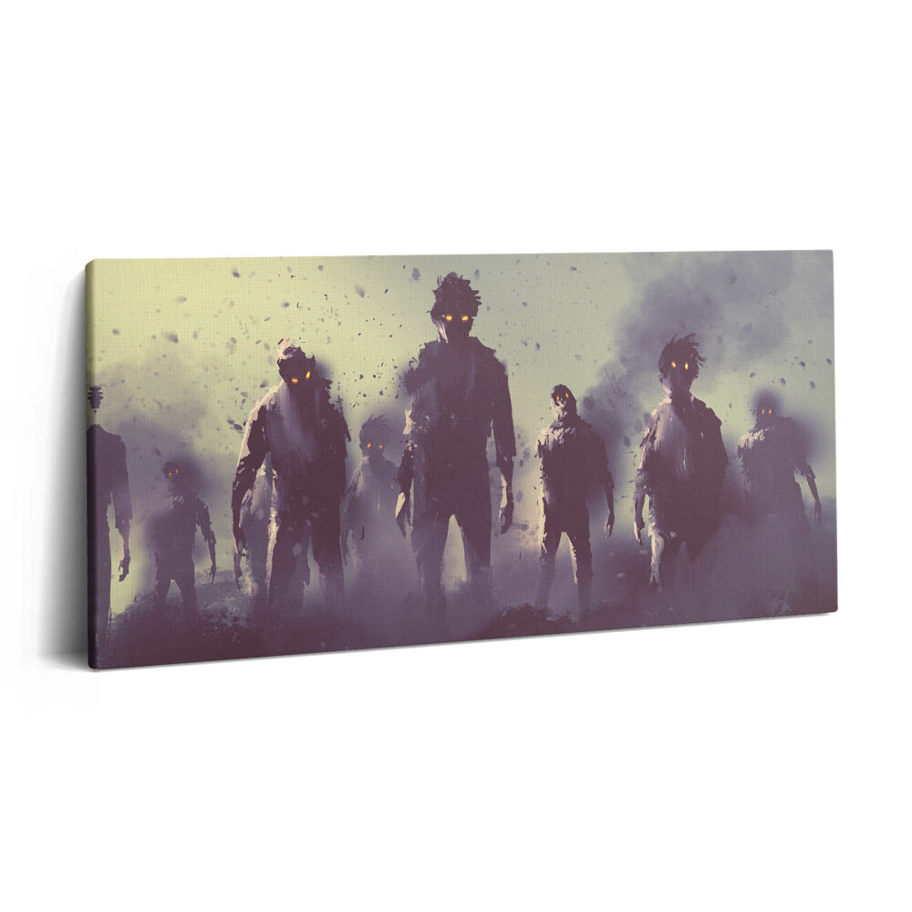 Fotoobraz canvas 100x50 Zombie w noc Halloween