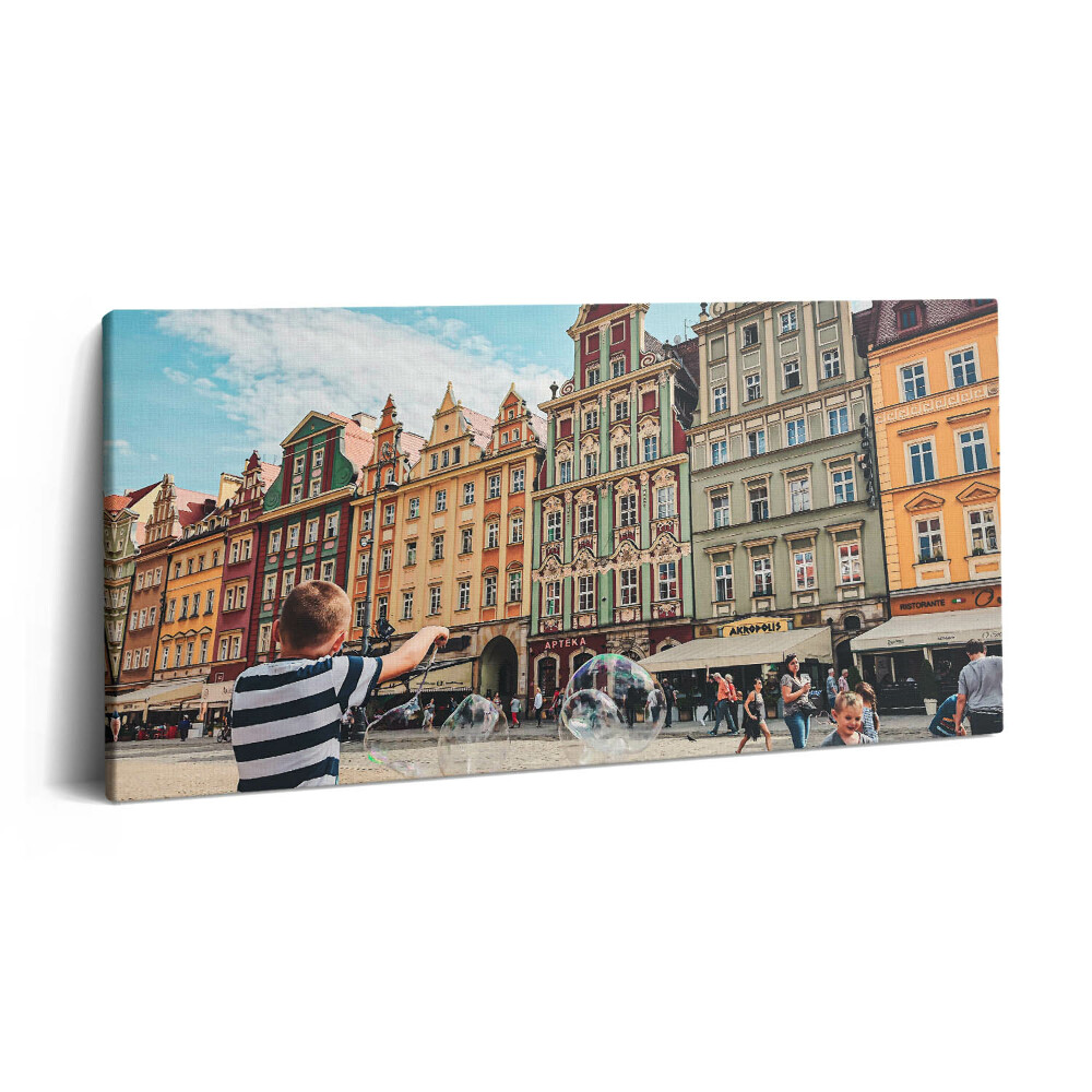 Foto obraz canvas 100x50 Rynek we Wrocławiu