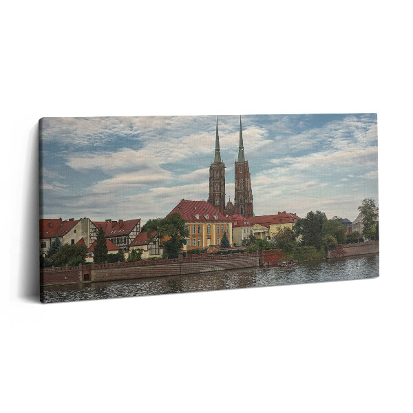 Foto obraz canvas 100x50 Kościół we Wrocławiu