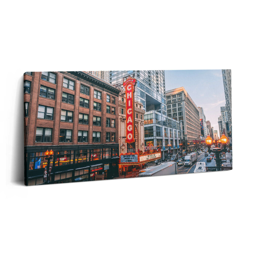 Foto obraz canvas 100x50 Zdjęcie budynków Chicago