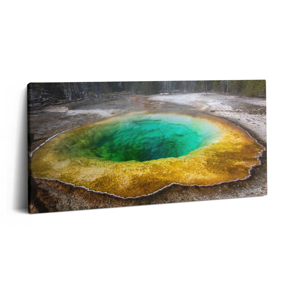 Foto obraz canvas 100x50 Gorące źródła w Yellowstone