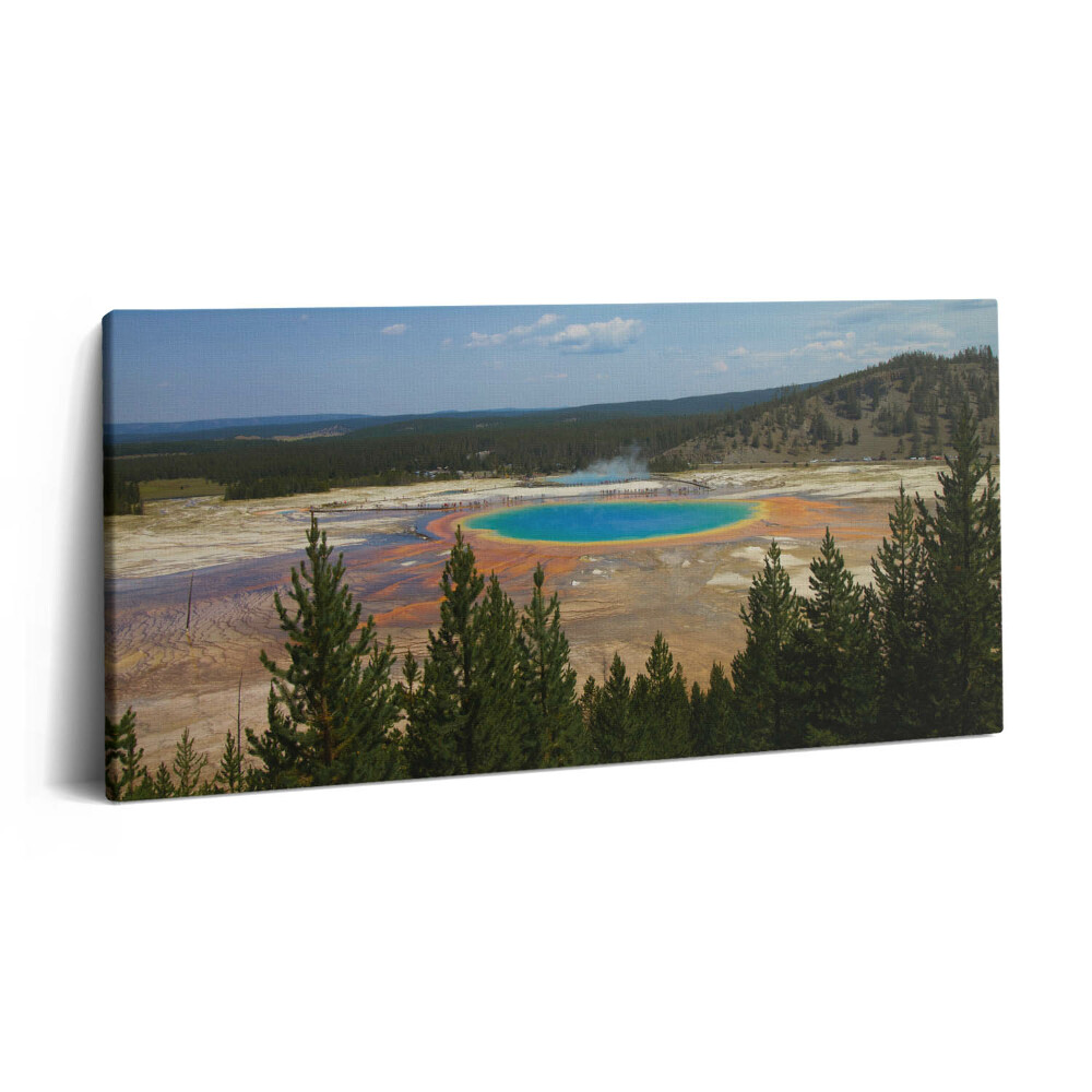 Foto obraz canvas 100x50 Gorące źródła w Parku Narodowym Yellowstone