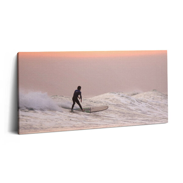 Foto obraz canvas 100x50 Surfer na Hawajach