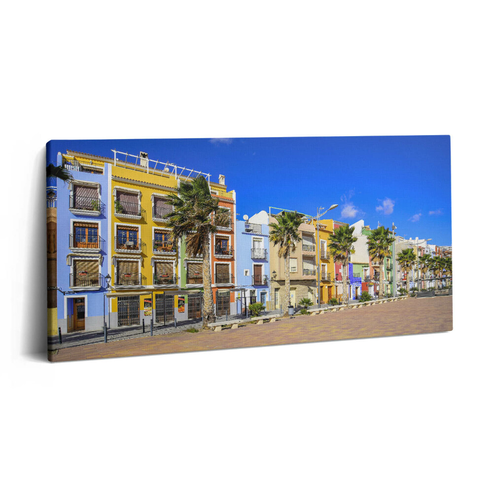 Foto obraz canvas 100x50 Miasteczko na Costa Blanca