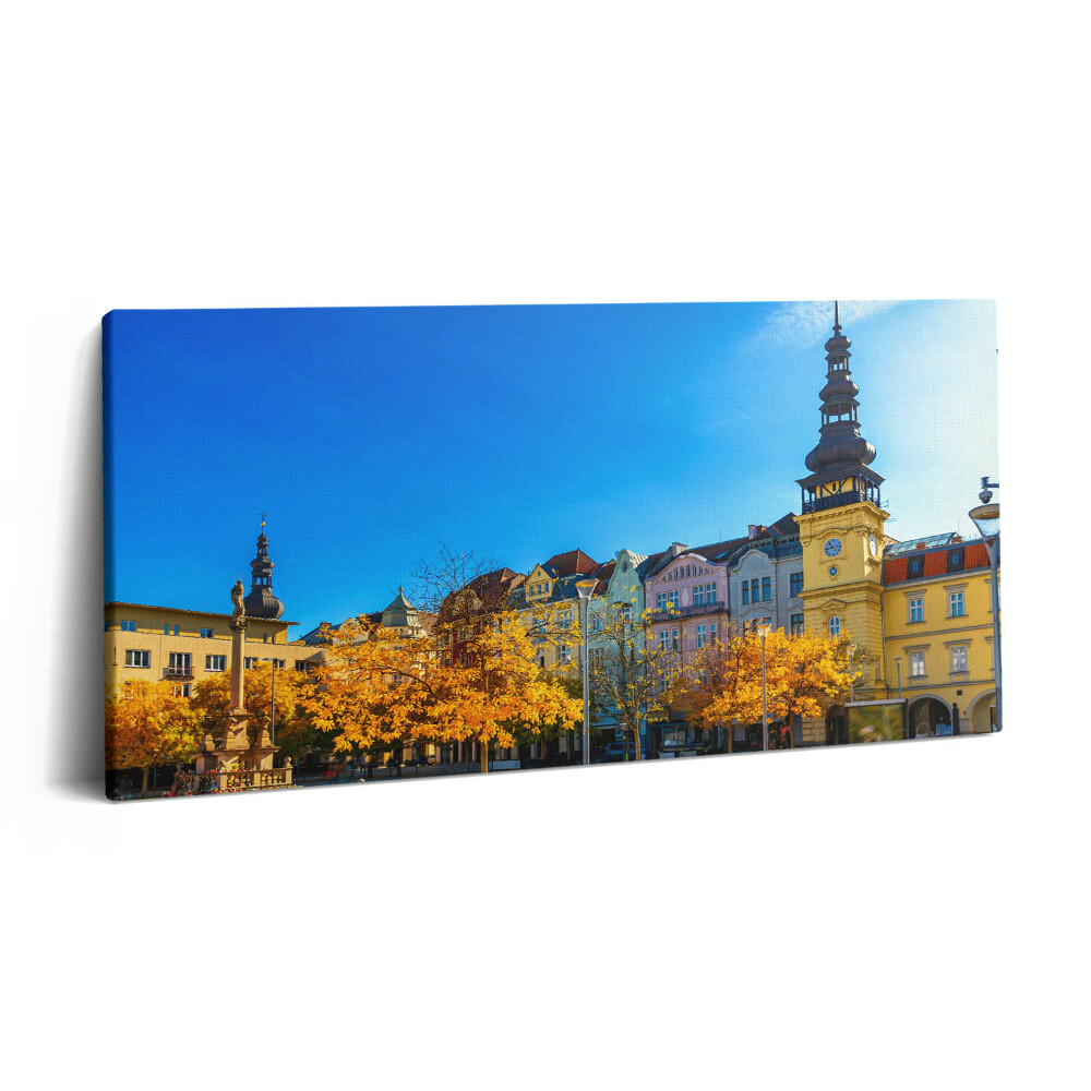 Fotoobraz canvas 100x50 Plac Masaryka i Ratusz Staromiejski