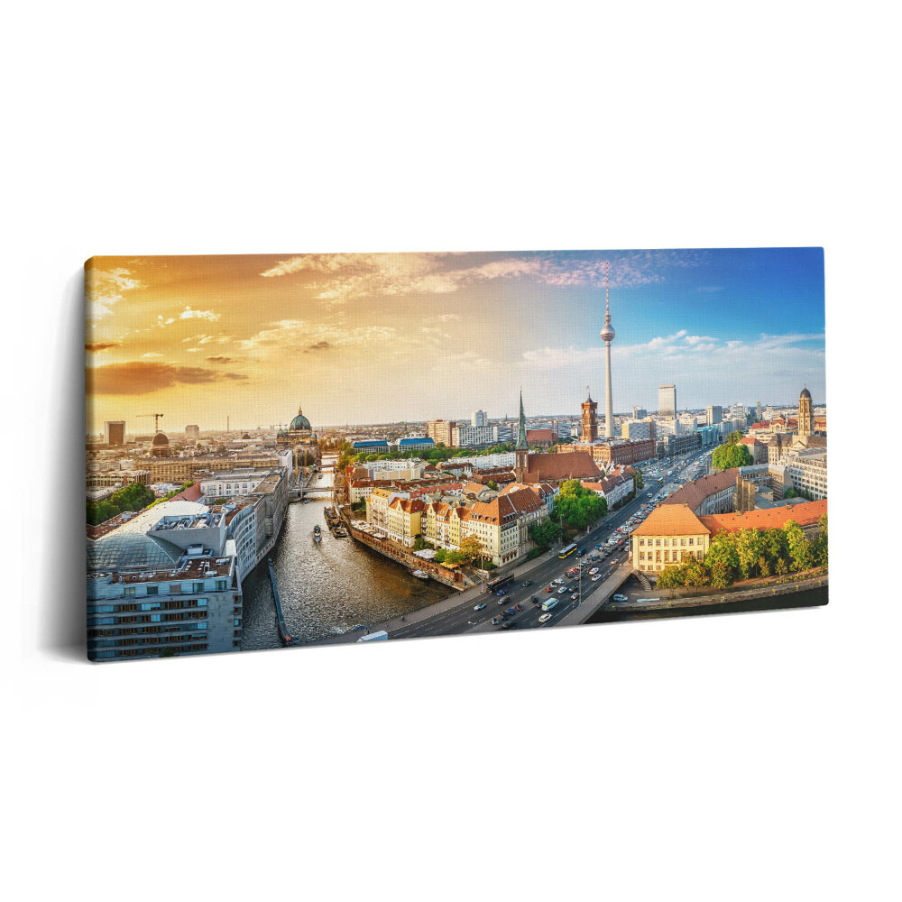 Fotoobraz canvas 100x50 Widok na Berlin