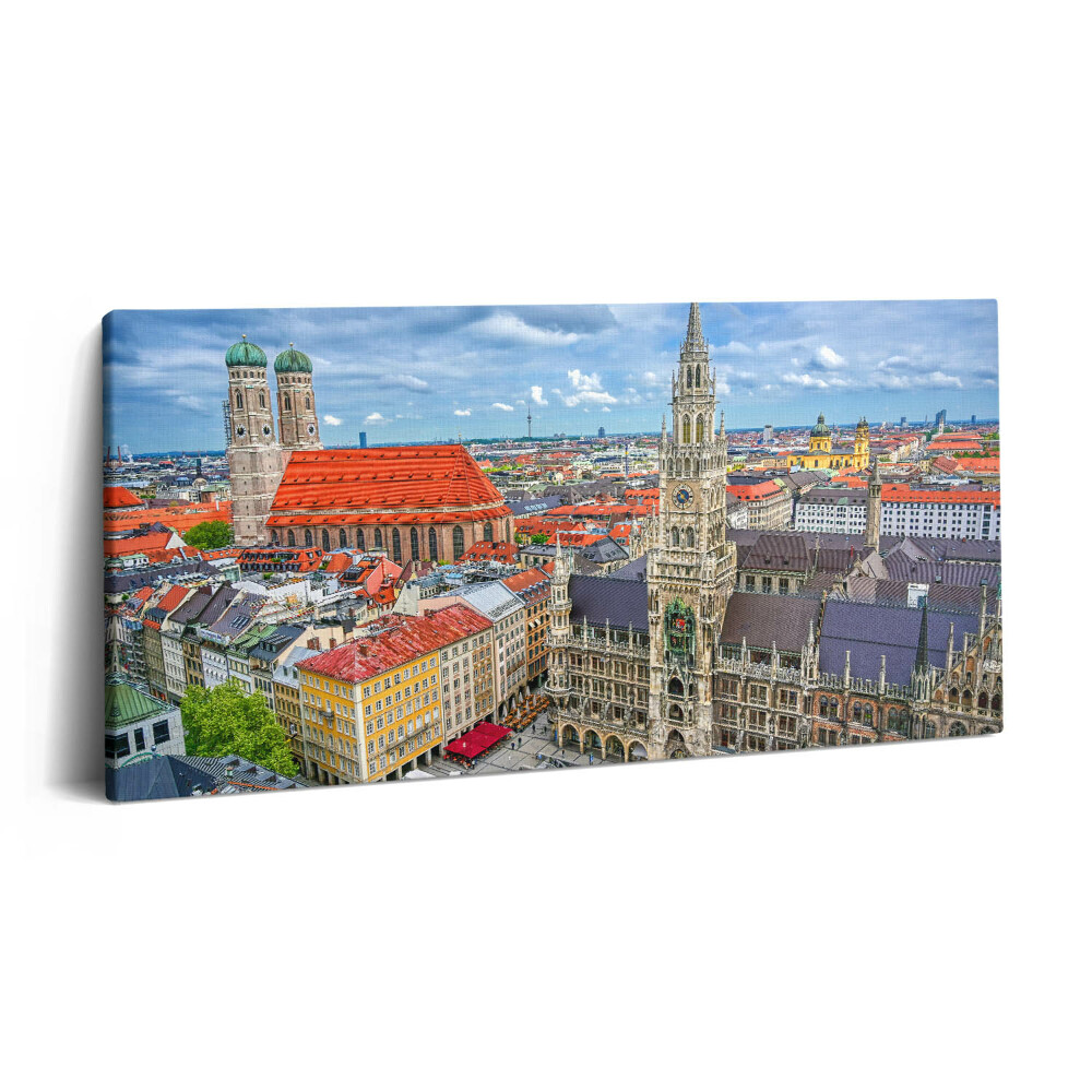 Fotoobraz canvas 100x50 Ratusz na Marienplatz w Monachium