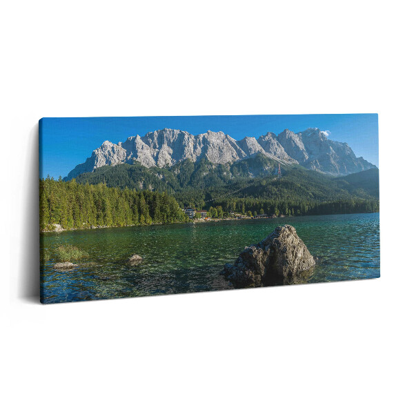 Fotoobraz canvas 100x50 Szczyt Zugspitze w Niemczech