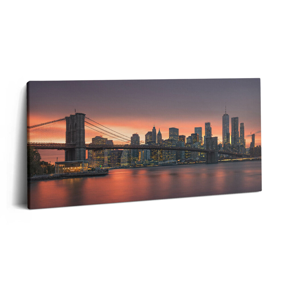 Fotoobraz canvas 120x60 East River w Nowym Jorku