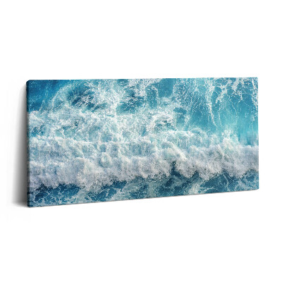 Fotoobraz canvas 120x60 Widok z lotu ptaka na falę oceanu